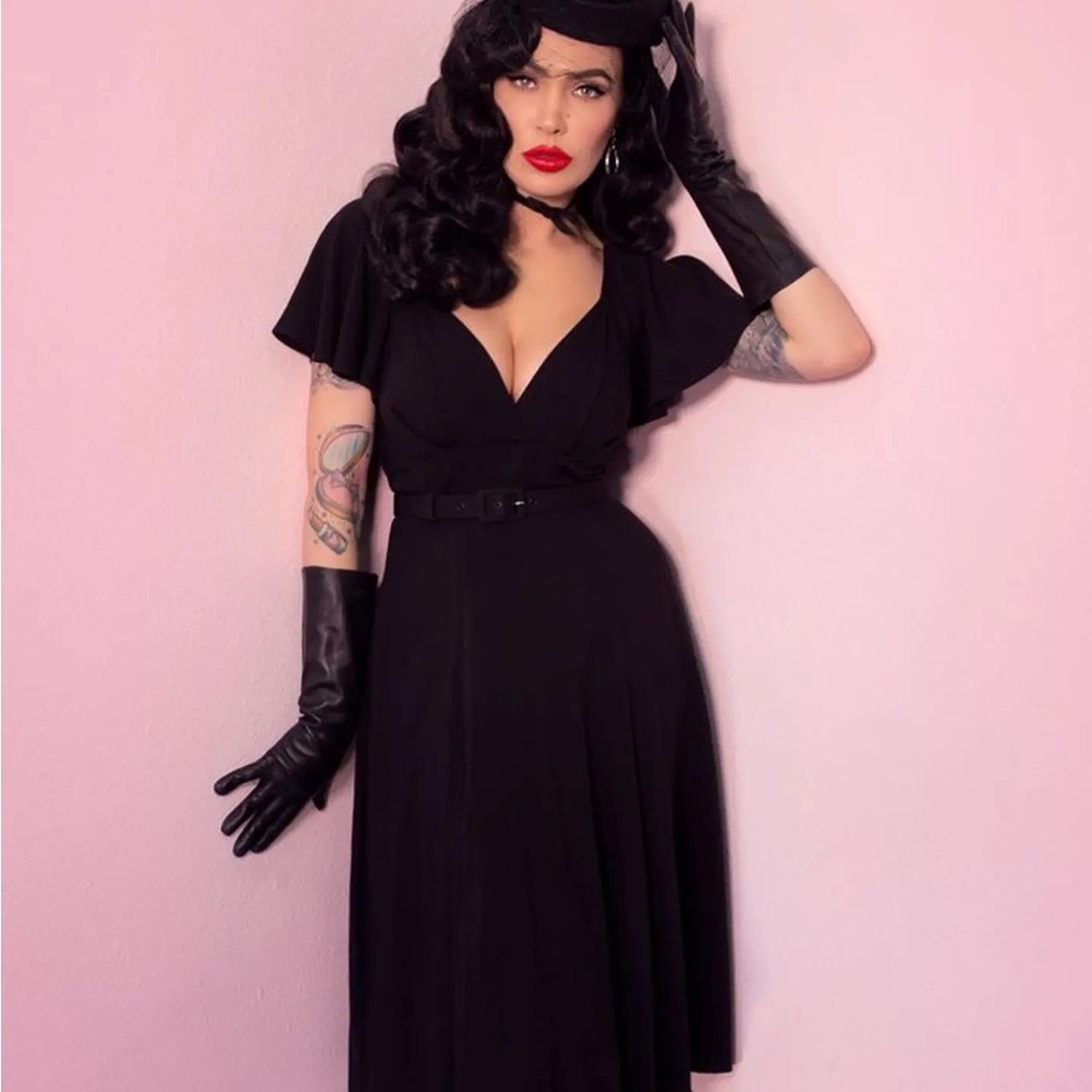 Vixen by Micheline Pitt Babydoll Dress